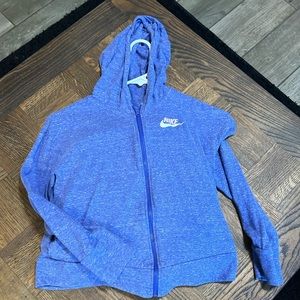 Purple Nike zip up hoodie size medium